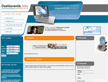 Tablet Screenshot of ozelguvenlik.info